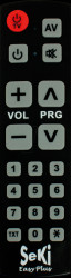 311153 Seki Easy Plus, universal remote control with learning capabilit
