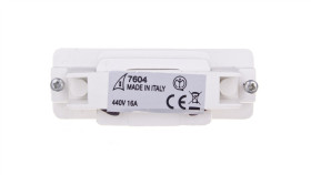 Łącznik Liniowy Do Szynoprzewodu 3P+N Owalny Biały Iv7604-10-W31