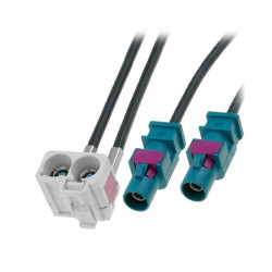 AD.ANT.N04 Fakra wtykx2/gn.podw. Fakra adapter antenowy FAKRA/FAKRA