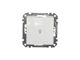 SEDNA DESIGN & ELEMENTS Wyłącznik zwierny przycisk "światło" biały SDD111132 SCHNEIDER ELECTRIC