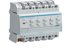 KNX e/s Sterownik załączający/żaluzjowy obciążenie pojemnościowe 16 A 10-/5-kr TXA610D HAGER