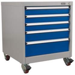 Sealey API5657B Mobile Industrial Cabinet 5 Drawer