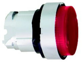 Napęd przycisku podśw. czerwony wyst., O22, z sam. powt. do żarówki BA9s ZB4BW14