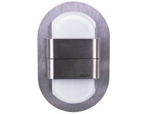 Oprawa przyschodowa DUO RUEDA LED Light 10 V DC 1,6 W IP 66 3000 K szlif Inox