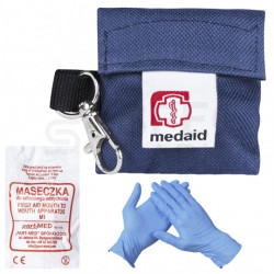 Brelok ratowniczy apteczka granatowy MEDAID