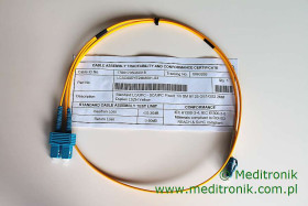 Patchcord ÅwiatÅowodowy LC-SC OS2 9/125Âµm SM duplex dÅ.1m