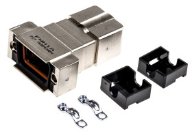 Osłona tylna D-Sub 9 -pinowe ABS Prosty FCT from Molex E