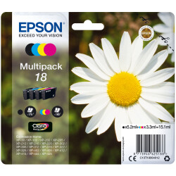 Epson C13T18064012 Daisy Multipack 4-colours 18 Claria Home Ink