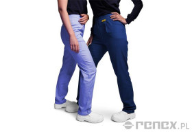 SPODNIE ESD GRANATOWY ZAMEK ROZMIAR 42 (DAMSKIE)