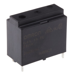 Przekaźnik mocy 24V dc SPST Omron, montaż PCB 640Ω Otwór przezierny