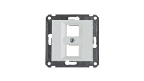 Lumina Płytka Podwójna Keystone Jack Biała Wl2320