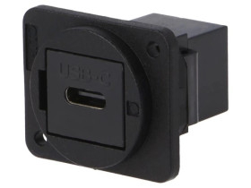 Łącznik USB C - USB C FT plastik 19x24mm CP30201X