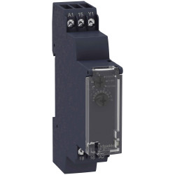 Schneider Electric RE17RAMU TDR timer relay 0.1s-100h DIN rail mount