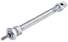 Siłownik pneumatyczny skok: 100mm Festo Ø 12mm dwustronnego działania Action 205mm Elastomer DSNU-12-100-P-A M5