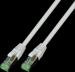 1822-2,0M-GRS RJ45 patch cable Cat.6A S/FTP GRS conform 10Gbits 500MHz grey 2,