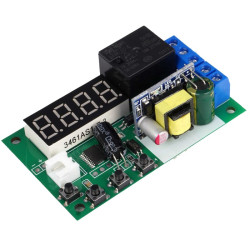 Przekaźnik czasowy z timerem opóźniaczem zasilany 230V AC 21 trybów pracy