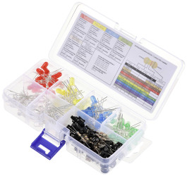 Dioda LED THT TRU COMPONENTS TC-11441768, 5 mm, 90 mcd, 420 mcd, 2180 mcd, 19000 mcd, 280 szt.