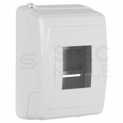 Rozdzielnica natynkowa S-4 1x4 moduły IP40 86x126x60mm bez drzwi NEKU