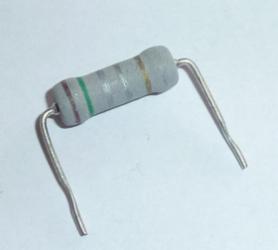 Rezystor 2.4R 2W 5% BEZPIECZNIKOWY krępowany na leżąco R-FUSE 5,5x15mm