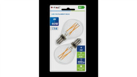 Żarówka Dekoracyjna Led Filament Vt-2184 4W E14 P45 2700K 400Lm A+ 300St. 7366