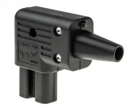 Złącze IEC IEC C15 Montaż na kablu Żeński 10A Kąt Proste Schurter