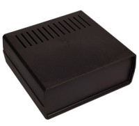 Z-1AW Obudowa z tworzywa Z1A wymiary: 172x176x68mm - wentylacja - czarna - polistyren