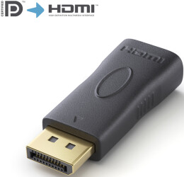 PI151 DisplayPort adapter, DP connector to HDMI-A socket