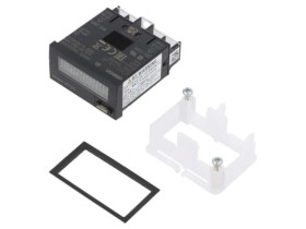 H7EC-N-B Licznik elektroniczny z wyświetlaczem LCD, wejściem stykowym, montowanty na panel