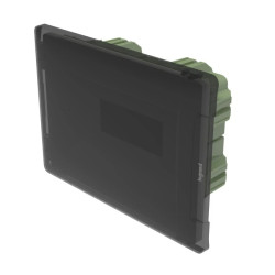 Rozdzielnica modułowa 1x8 podtynkowa IP40 PRACTIBOX3 drzwi transparentne 401751