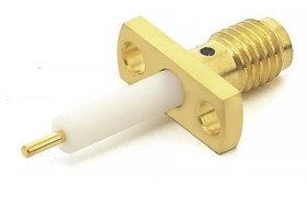 Złącze koncentryczne, 50, 38GHz, Żeńskie, męskie, Lutowane, Montaż na kołnierzu +165C -65C