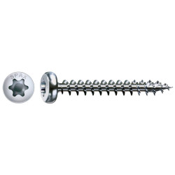 SPAX 0201010400405 Universal Pan Screw 4 x 40mm T-Star Plus Steel WIROX 500pc