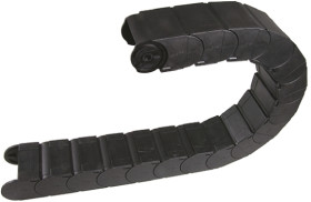 Koryto kablowe szerokość 75 mm głębokość 50mm typ Łańcuch kablowy Igus Igumid G Elastyczny Czarny