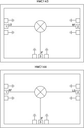 DBL-BAL Mixer Chip, 5 - 20 GHz