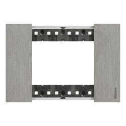 LIVING NOW ramka 3mod. steel KA4803ZG