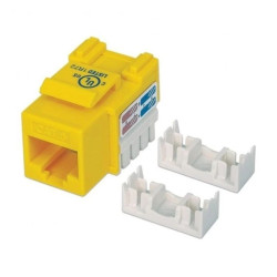 Moduł Keystone RJ45 UTP Cat6 Żółty 210584