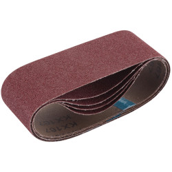 Draper 09234 Cloth Sanding Belt, 75 x 457mm, 80 Grit (Pack of 5)