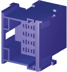 Złącze samochodowe 15-pinowe TE Connectivity 3-rzędowe Męski Timer Złącze samochodowe