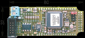 EA 9707-V24SK Interface board for Dotmatix displays up to 4x40