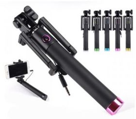 STATYW SELFIE STICK Z KAB.CZARNY