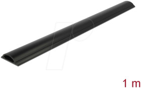 20710 Cable trunking, self-adhesive, 50 x 12 mm - length 1 m, black