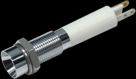 1903035W LED signal light, 3 mm, white, 24 V, indoor recessed, Ø6 mm