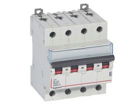 Wyłącznik nadprądowy B 20A 4P 6kA S 304 DX3 407625 LEGRAND