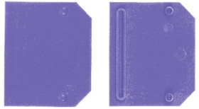 Ścianka koncowa Pokrywa końcowa Weidmuller Bloki zaciskowe do montażu na szynie DIN