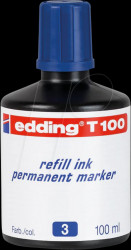 4-T100003 Refill ink, permanent marker, T 100, blue