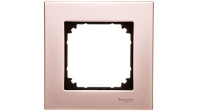 Merten M-Elegance Ramka Pojedyncza Metalowa Tytan Mtn403105