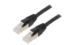 Eth-24441324 Patch Cord Etherline Cat.6A,S/Ftp 6A Linka Cu Lszh Czarny