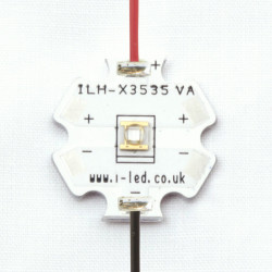 Dioda UV LED, C3535U UV, Montaż na śrubie, dł. fali: 390nm, kąt: 125 °