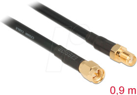 88930 HF antenna cable, SMA male > SMA female, 0.9 m