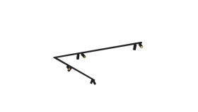 Listwa Sufitowa 90 2X200cm Mono Corner Viii 2X200 Black/Gold 7702 Nowodvorski...