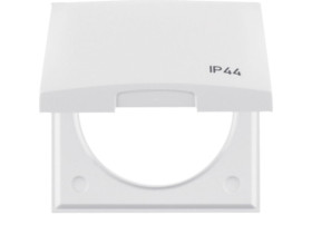Integro Flow Ramka z pokrywą z nadrukiem "IP44" biały 918282599 HAGER